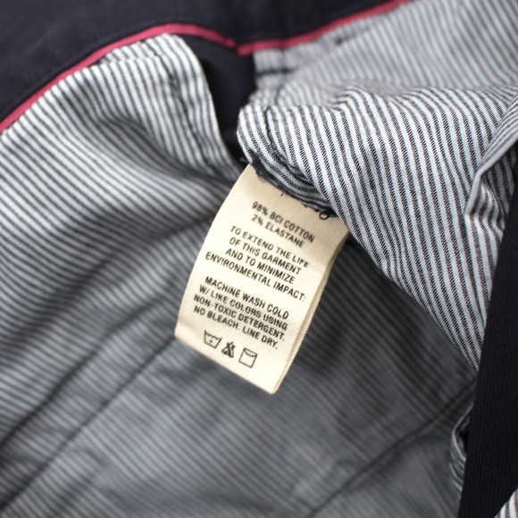 Alex Mill Boyish Chino Pants NEW Navy Blue High Rise Cotton Relaxed Size 12 - Picture 8 of 8